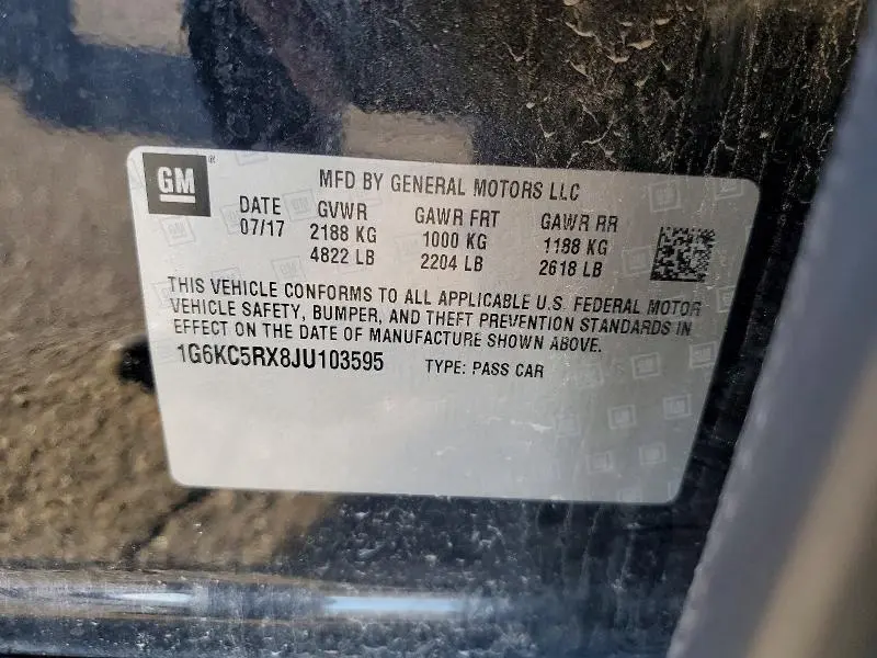 2018 CADILLAC CT6 LUXURY  