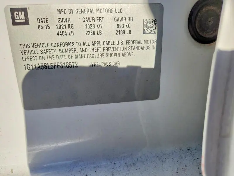 2015 CHEVROLET MALIBU LS  