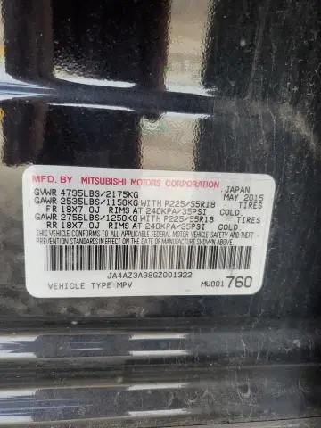 2016 MITSUBISHI OUTLANDER SE