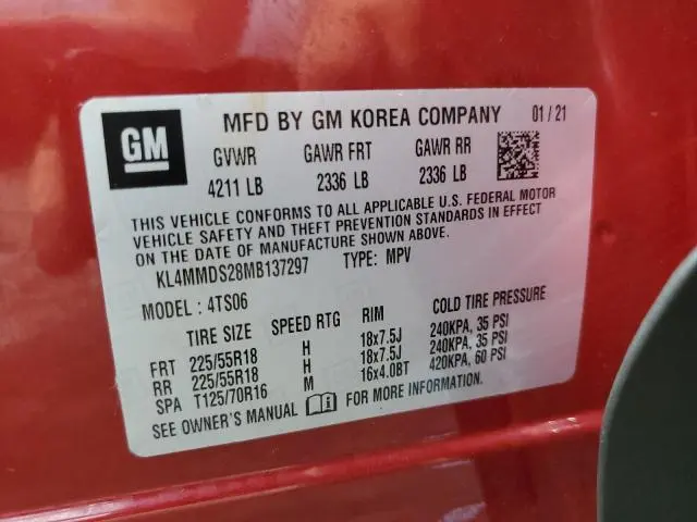 2021 BUICK ENCORE GX SELECT  