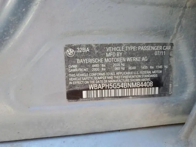 2011 BMW 328 I SULEV  