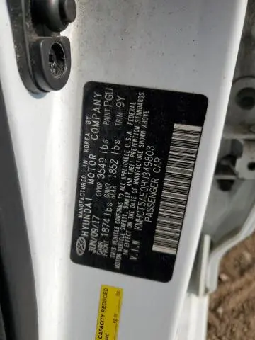 2017 HYUNDAI ACCENT SE  
