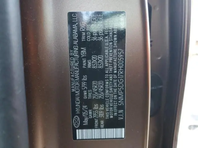2024 HYUNDAI SANTA FE CALLIGRAPHY  