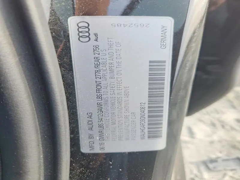 2016 AUDI A6 PRESTIGE  