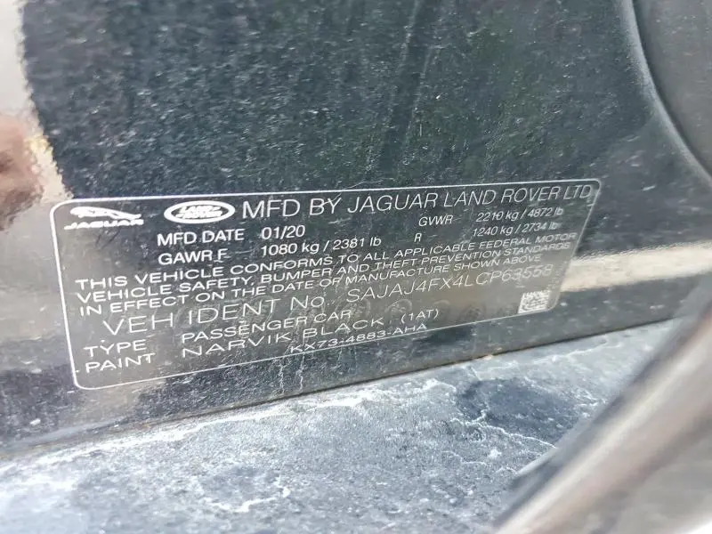 2020 JAGUAR XE S  