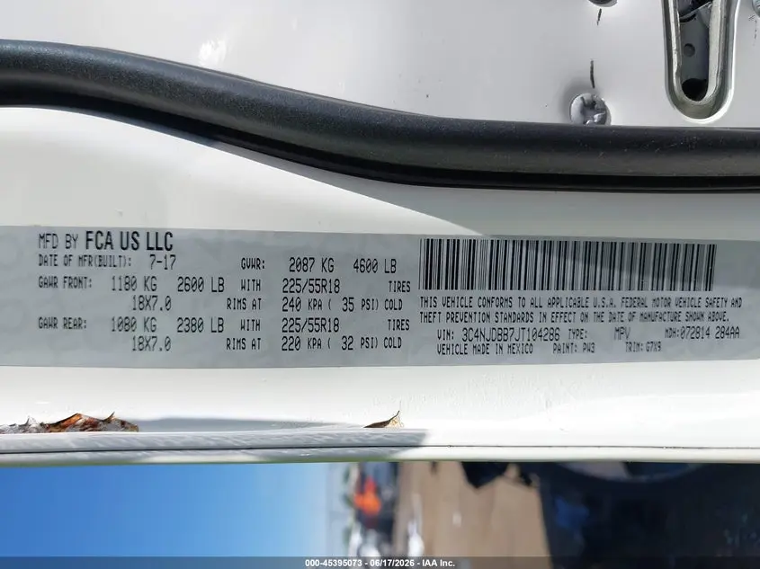 2018 JEEP COMPASS LATITUDE 4X4