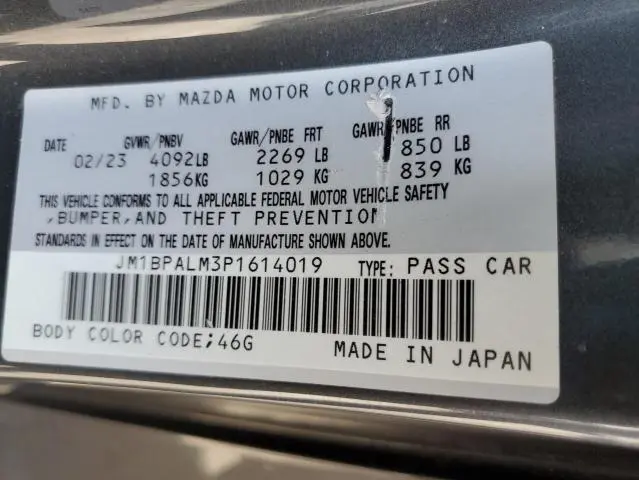 2023 MAZDA 3 PREFERRED  