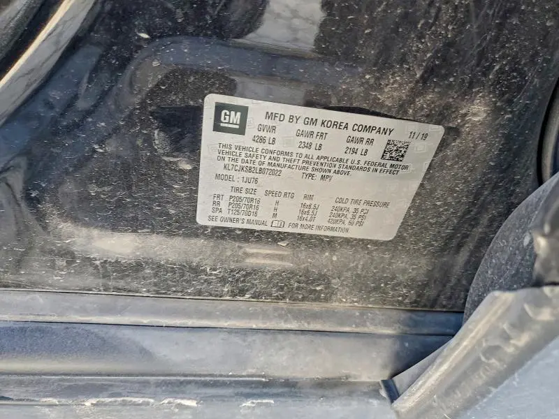 2020 CHEVROLET TRAX LS  