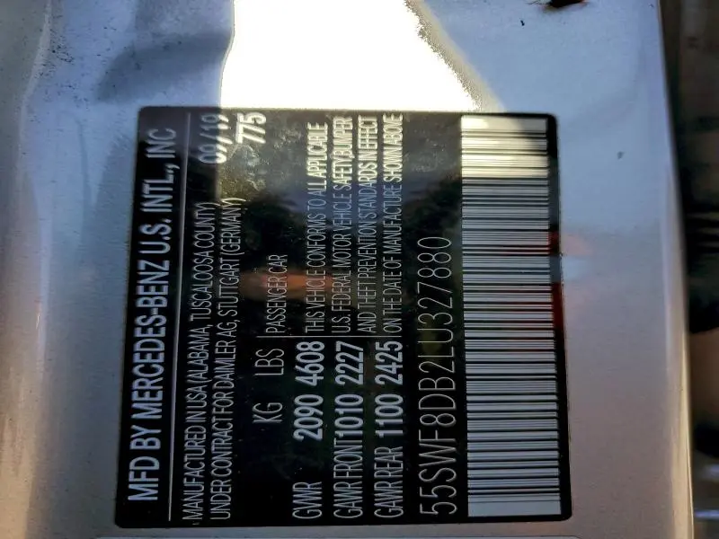 2020 MERCEDES-BENZ C 300  