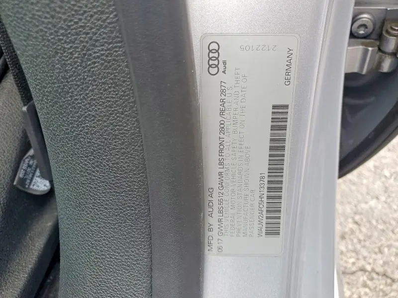 2017 AUDI A7 PREMIUM PLUS  