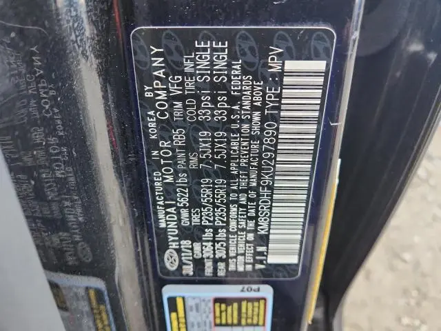 2019 HYUNDAI SANTA FE XL SE ULTIMATE  