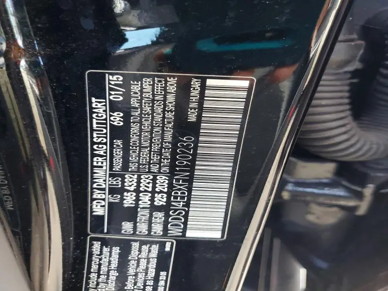 2015 MERCEDES-BENZ CLA 250  
