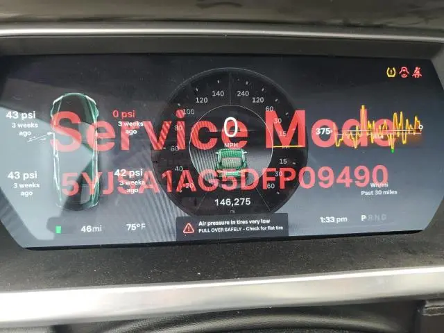 2013 TESLA MODEL S   