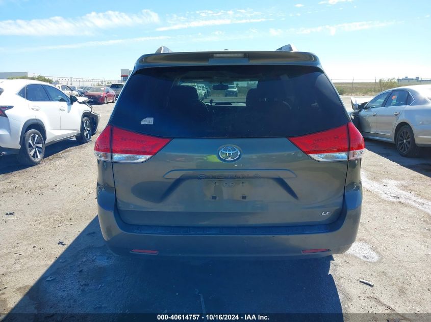 2014 TOYOTA SIENNA LE V6 8 PASSENGER