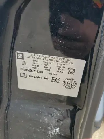 2012 CHEVROLET IMPALA LT  