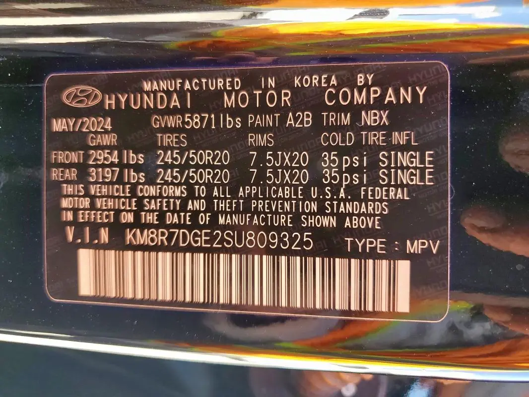 2025 HYUNDAI PALISADE CALLIGRAPHY  