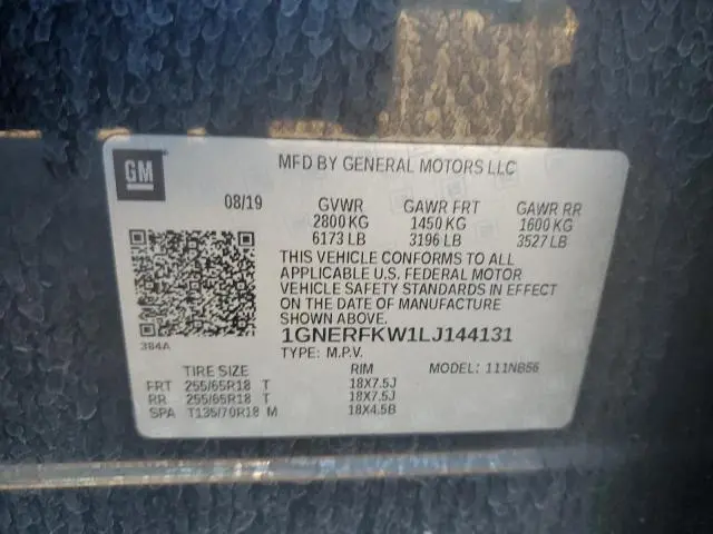 2020 CHEVROLET TRAVERSE LS  