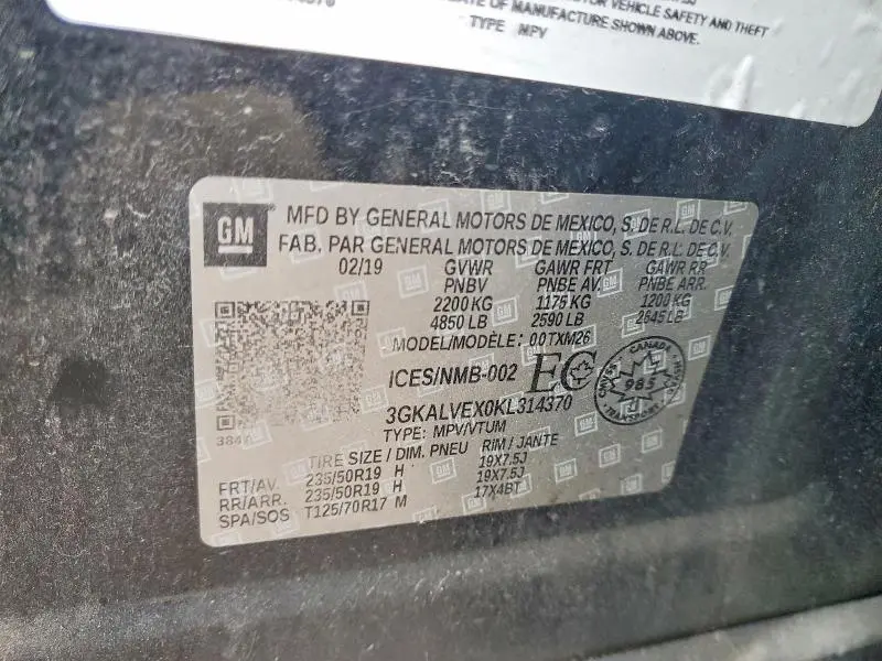 2019 GMC TERRAIN SLT  