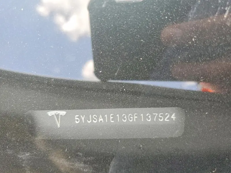 2016 TESLA MODEL S   