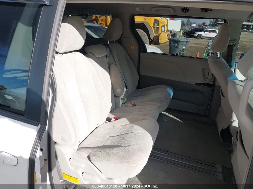 2013 TOYOTA SIENNA LE V6 8 PASSENGER