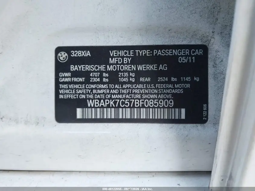 2011 BMW 328I XDRIVE