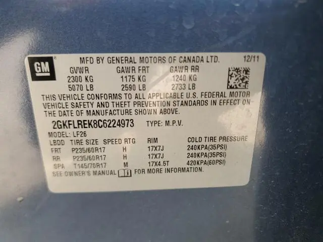 2012 GMC TERRAIN SLE