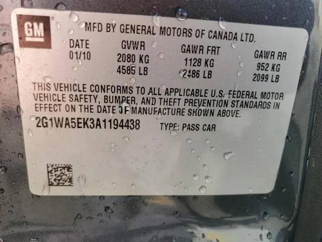 2010 CHEVROLET IMPALA LS
