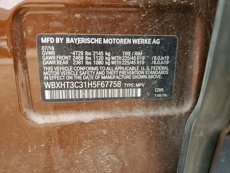 2017 BMW X1 XDRIVE28I  