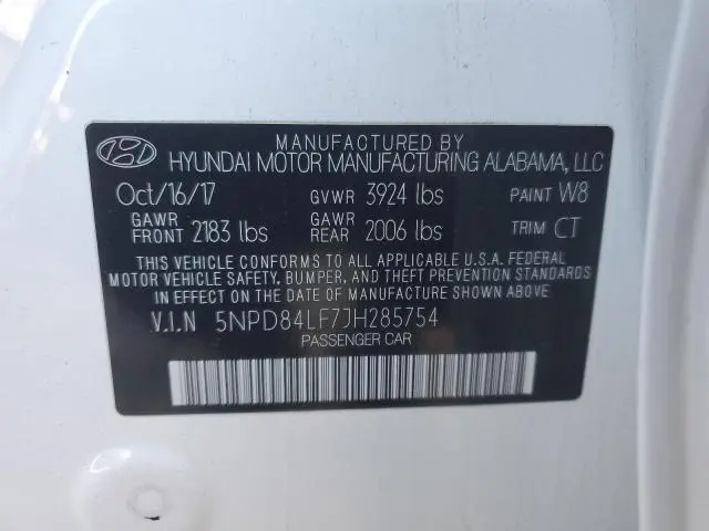 2018 HYUNDAI ELANTRA SEL