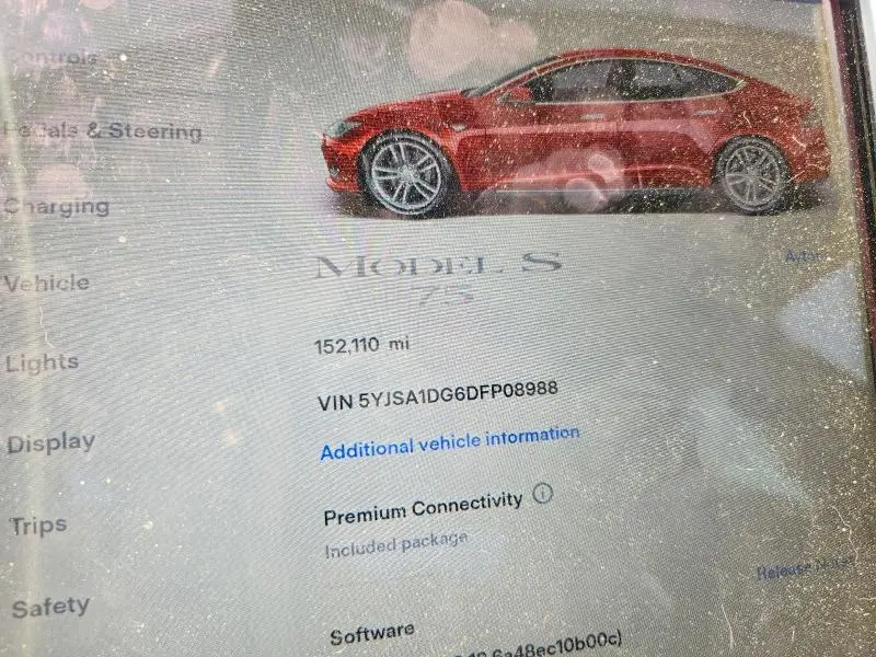 2013 TESLA MODEL S   