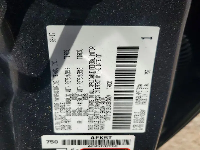 2018 TOYOTA TUNDRA CREWMAX SR5  