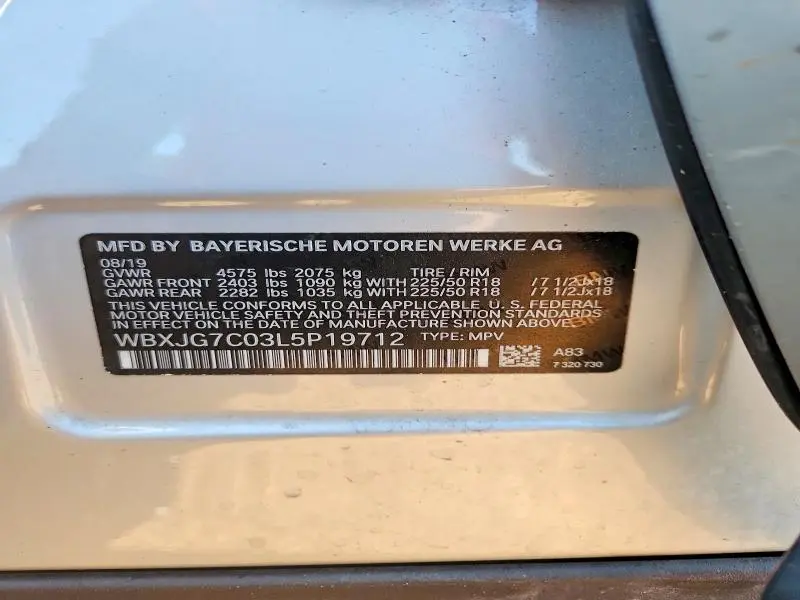 2020 BMW X1 SDRIVE28I  
