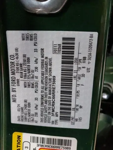 2024 FORD BRONCO SPORT OUTER BANKS  