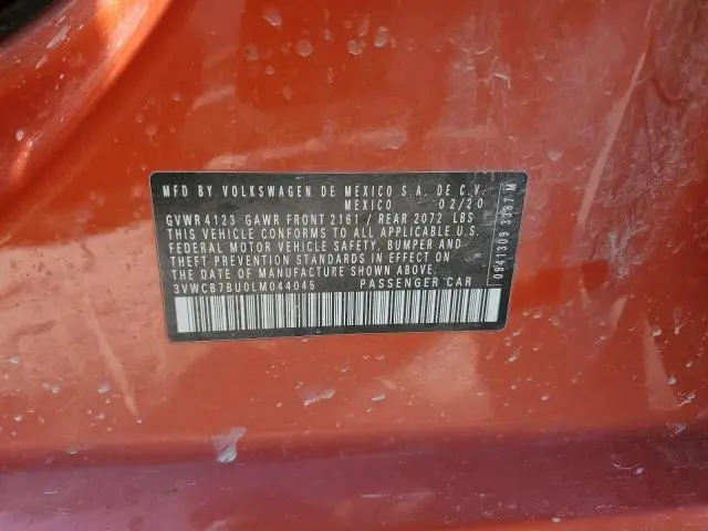 2020 VOLKSWAGEN JETTA S