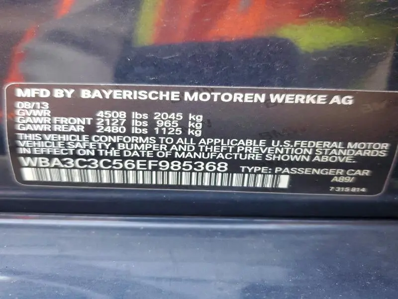 2014 BMW 320 I XDRIVE  