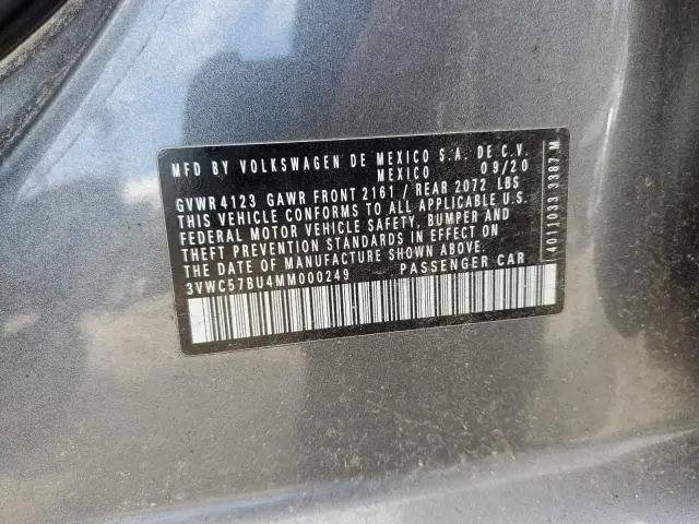 2021 VOLKSWAGEN JETTA S  