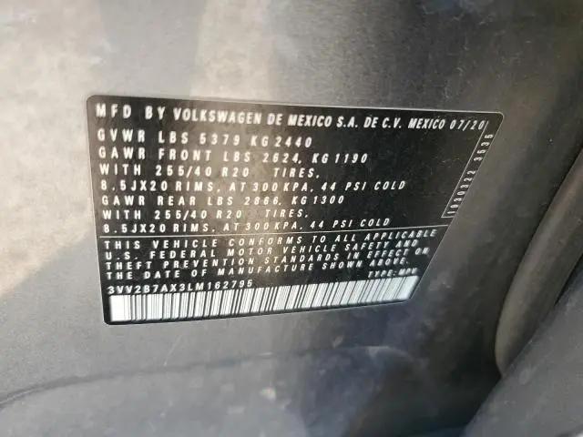 2020 VOLKSWAGEN TIGUAN SE  