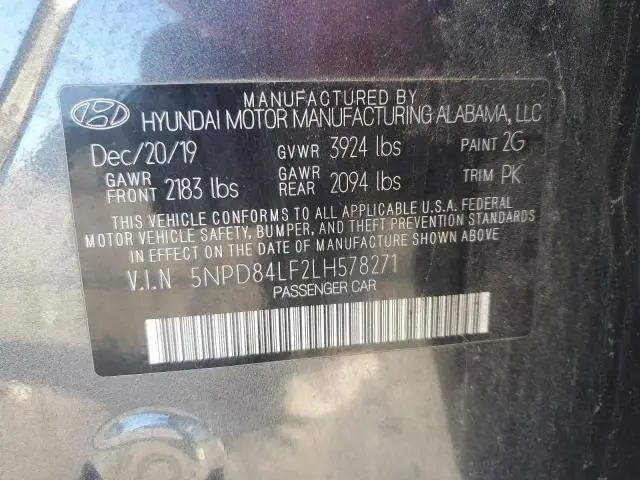 2020 HYUNDAI ELANTRA LI