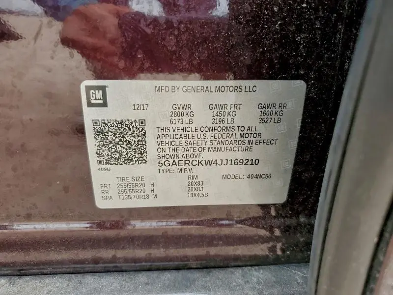 2018 BUICK ENCLAVE PREMIUM  