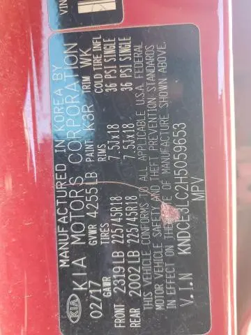 2017 KIA NIRO EX TOURING  