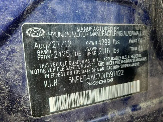 2013 HYUNDAI SONATA GLS