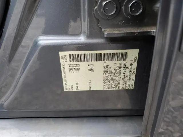 2010 NISSAN ALTIMA BASE  