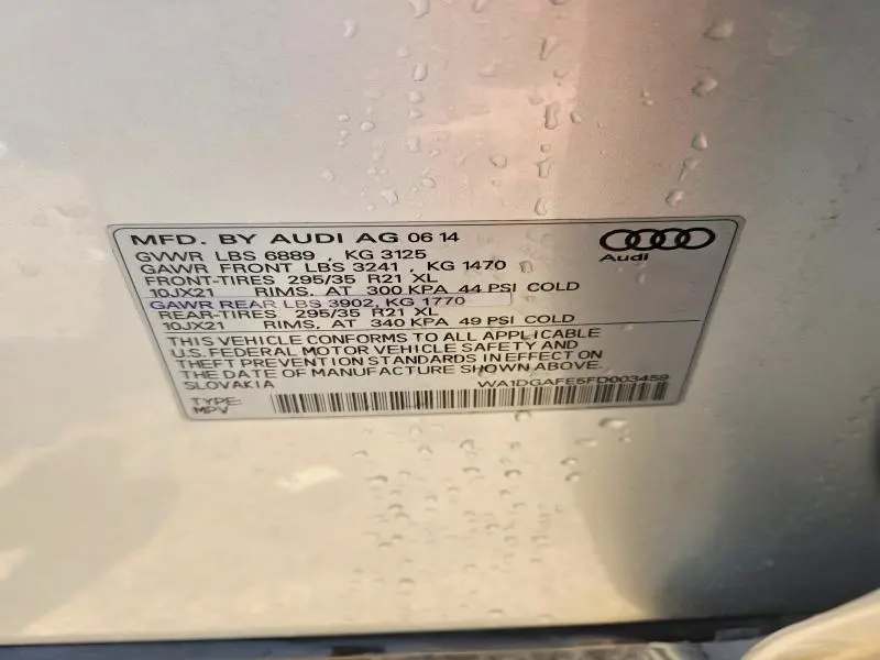2015 AUDI Q7 PRESTIGE  