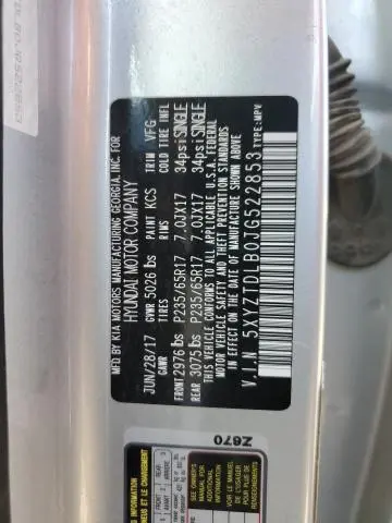 2018 HYUNDAI SANTA FE SPORT   