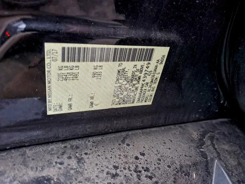 2017 NISSAN MAXIMA 3.5S  