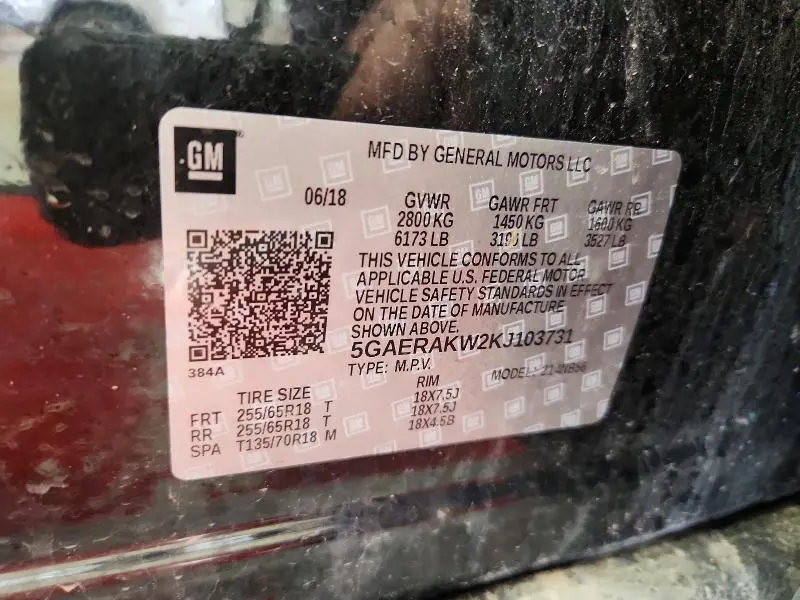 2019 BUICK ENCLAVE   