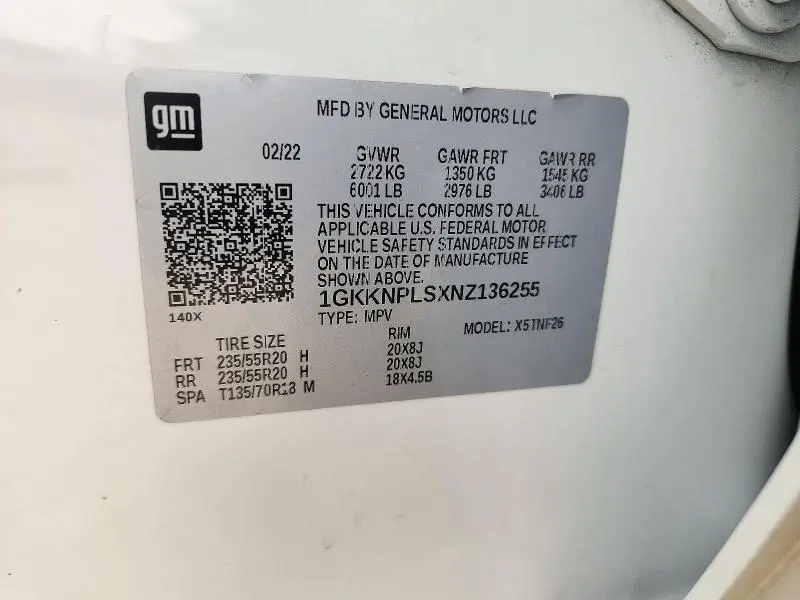 2022 GMC ACADIA DENALI  