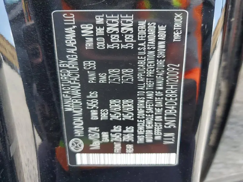 2024 HYUNDAI SANTA CRUZ SEL  