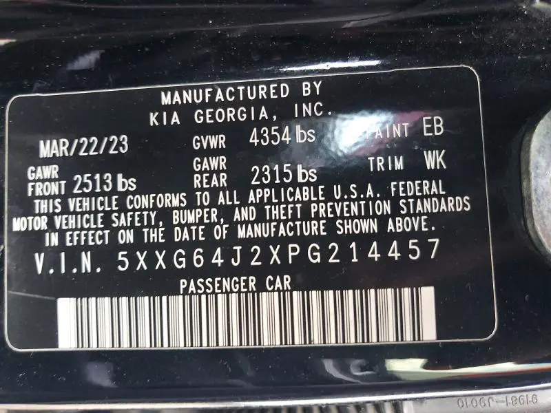2023 KIA K5 GT LINE  