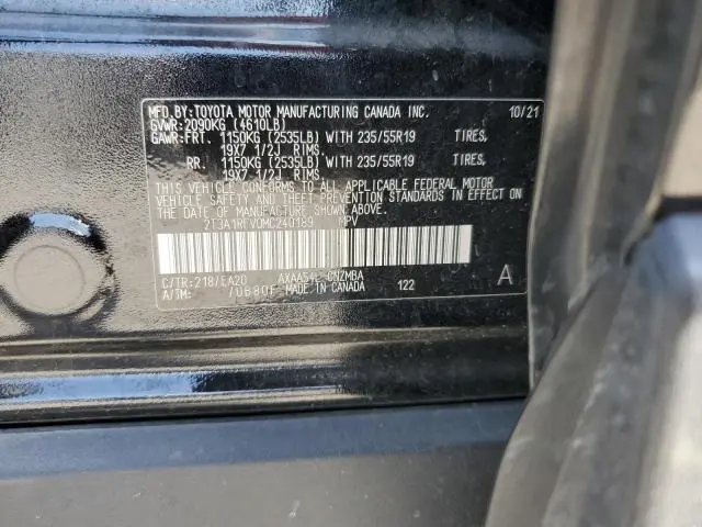 2021 TOYOTA RAV4 XLE PREMIUM  